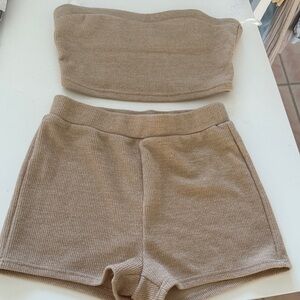 Women’s khaki color 2 piece